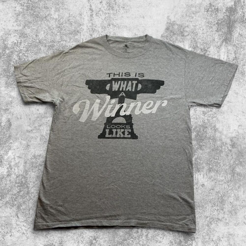 Disney Men's Grey T-shirt